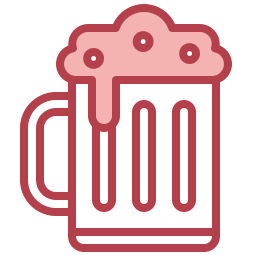 Beer mug Surang Red icon