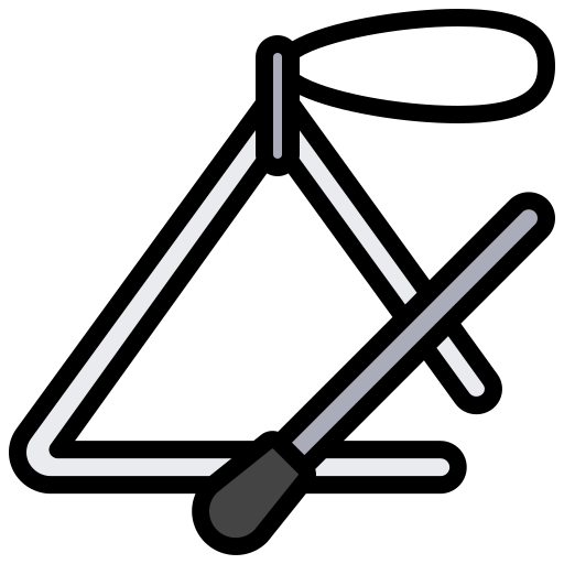 triangolo Surang Lineal Color icona
