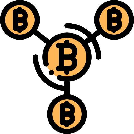 ビットコイン Detailed Rounded Lineal color icon