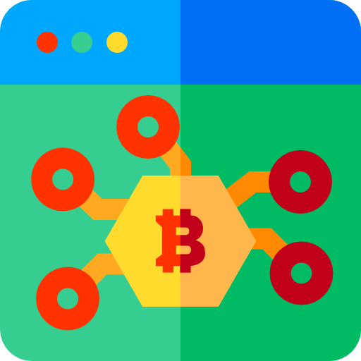 Bitcoin Basic Straight Flat icon