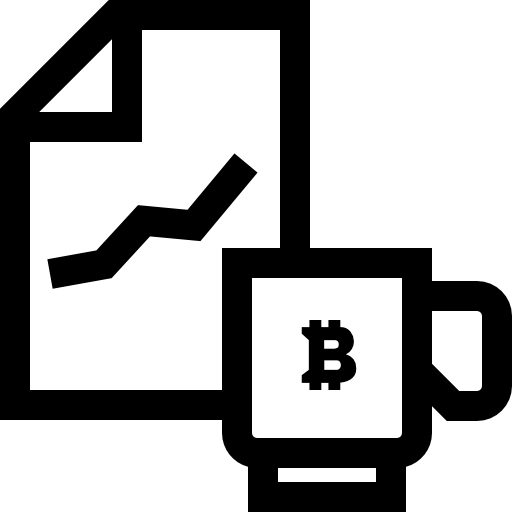 bitcoin Basic Straight Lineal icono