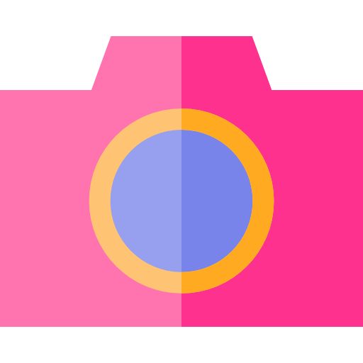 fotocamera Basic Straight Flat icona