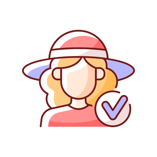 Headwear Generic Thin Outline Color icon