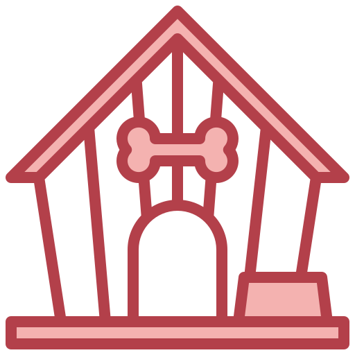 casa de perro Surang Red icono