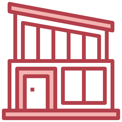 casa moderna Surang Red icono