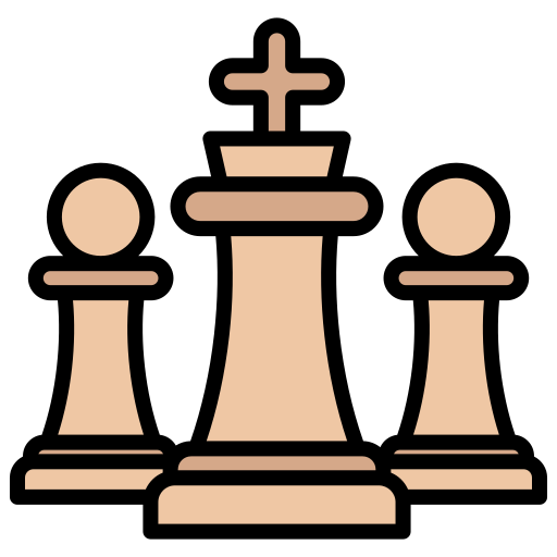 peça de xadrez Generic Outline Color Ícone