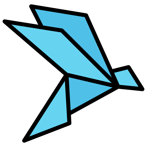 origami Generic Outline Color icono