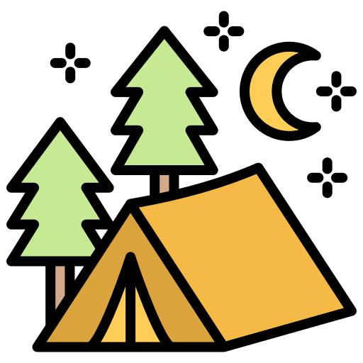 camping Generic Outline Color icoon