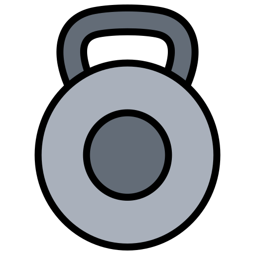 kettlebell Generic Outline Color ikona