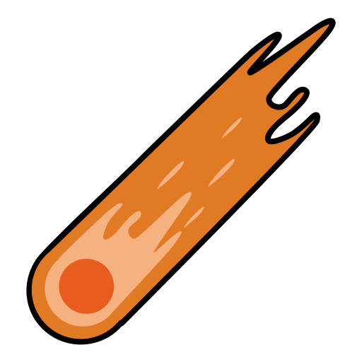 Meteor Generic Outline Color icon