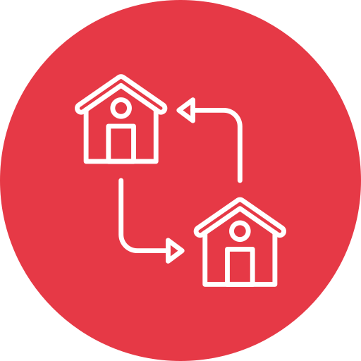 Home exchange Generic Flat icon