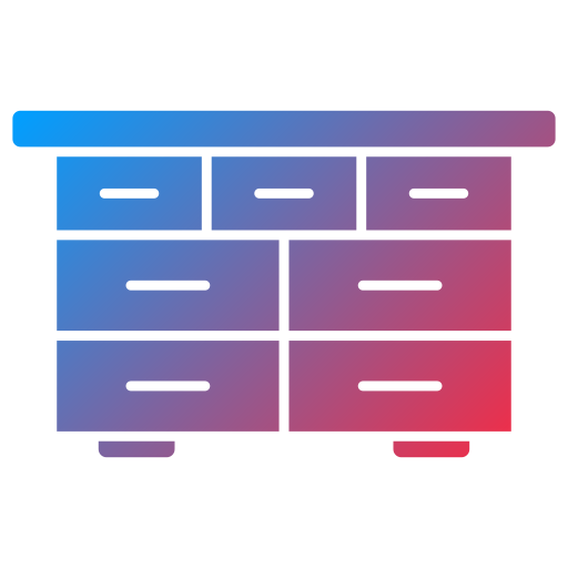 gaveta Generic Flat Gradient Ícone