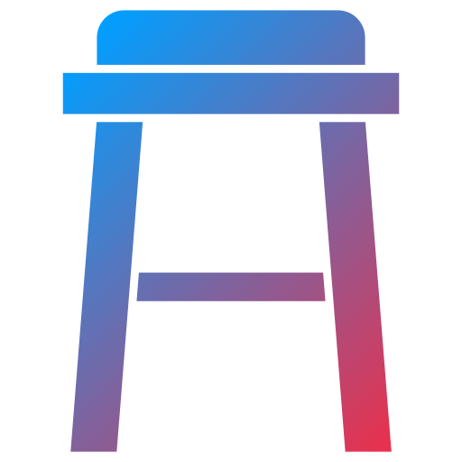 stołek Generic Flat Gradient ikona