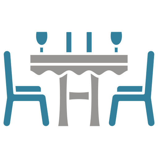 mesa del comedor Generic Flat icono