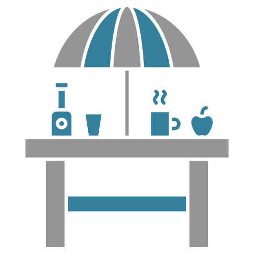 mesa de picnic Generic Flat icono
