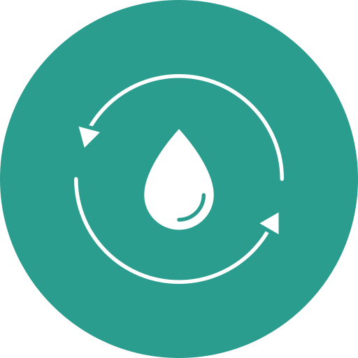 wasser recyceln Generic Flat icon