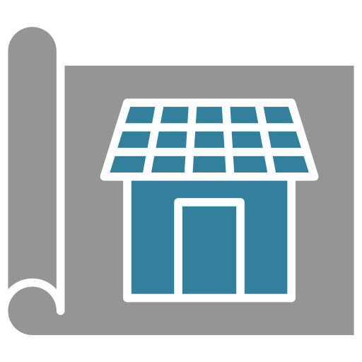 Solar house Generic Flat icon