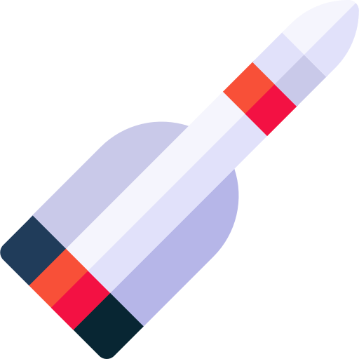 rakieta Basic Rounded Flat ikona