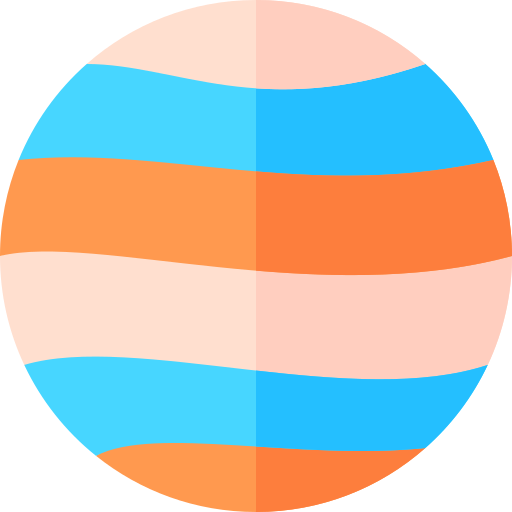 júpiter Basic Rounded Flat icono