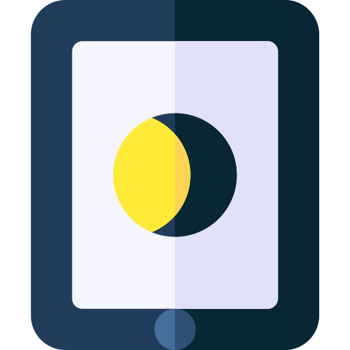tableta Basic Rounded Flat icono