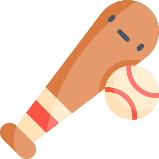 野球 Kawaii Flat icon