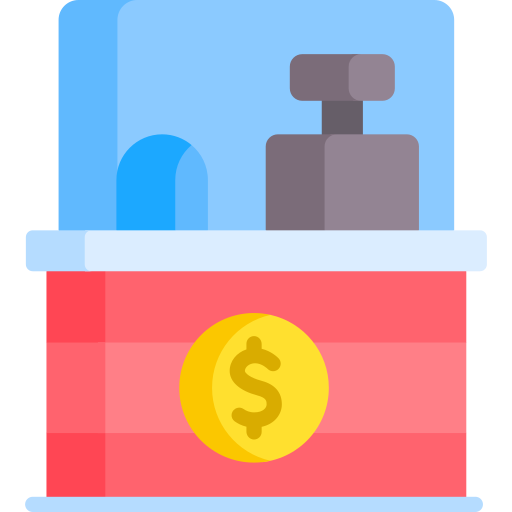 Cash counter Special Flat icon
