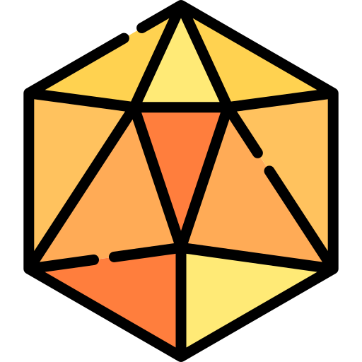 icosaedro Special Lineal color icono