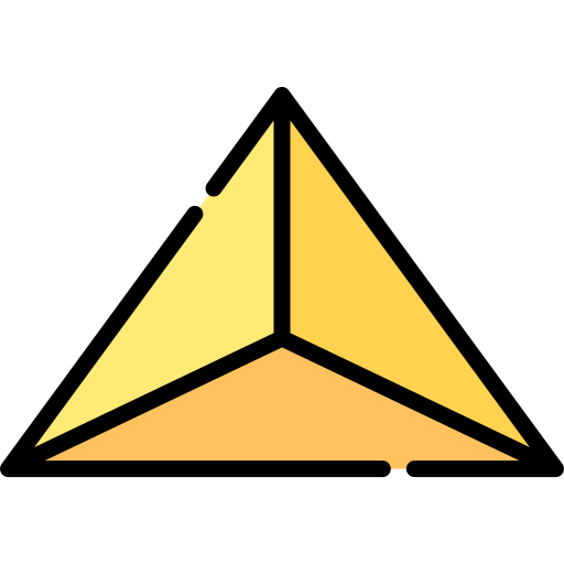 Tetrahedron Special Lineal color icon