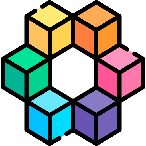 Cubes Special Lineal color icon