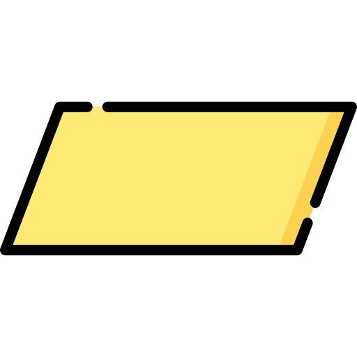 paralelogramo Special Lineal color icono