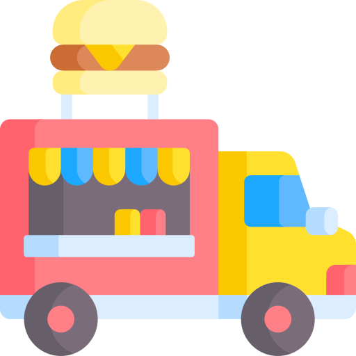 camion di cibo Special Flat icona