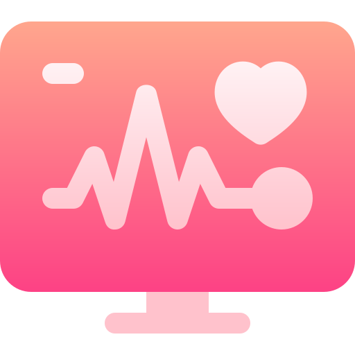 cardiogramma Basic Gradient Gradient icona