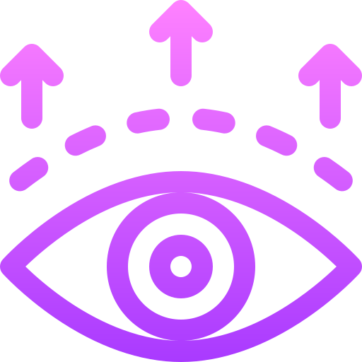 Eyelid Basic Gradient Lineal color icon