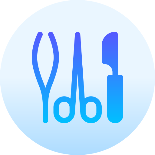 chirurgie Basic Gradient Circular icoon