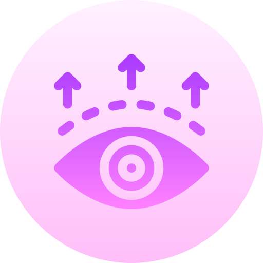 párpado Basic Gradient Circular icono