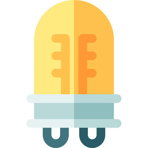 halogeenlamp Basic Rounded Flat icoon