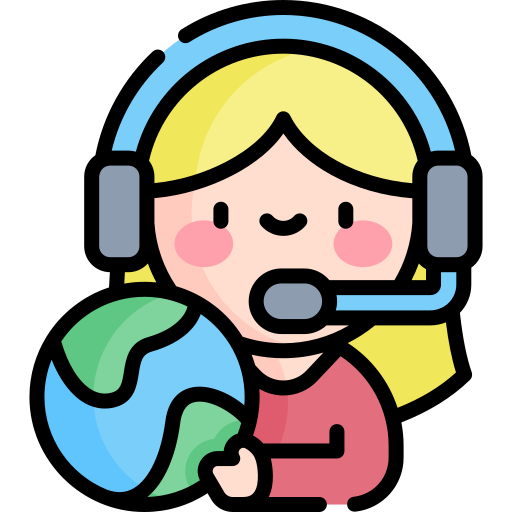 Travel agent Kawaii Lineal color icon