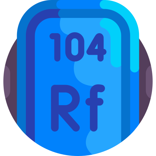 rutherfordium Detailed Flat Circular Flat icoon