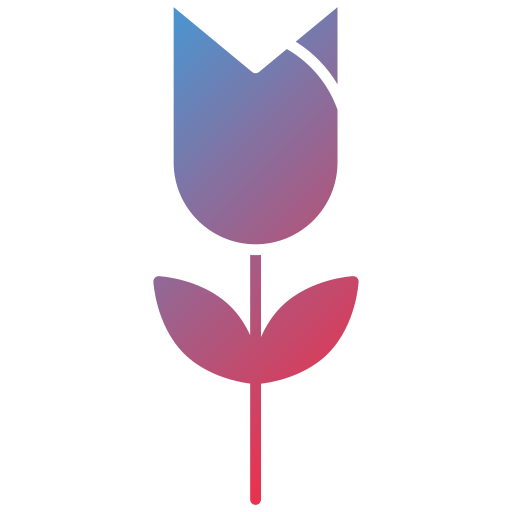 tulipan Generic Flat Gradient ikona