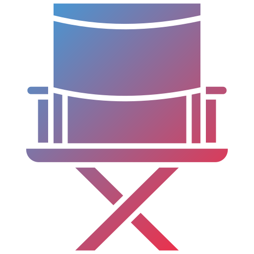 Director chair Generic Flat Gradient icon