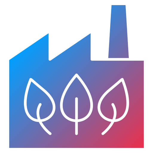 fábrica ecológica Generic Flat Gradient icono