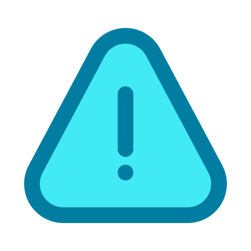 Alert sign Generic Blue icon