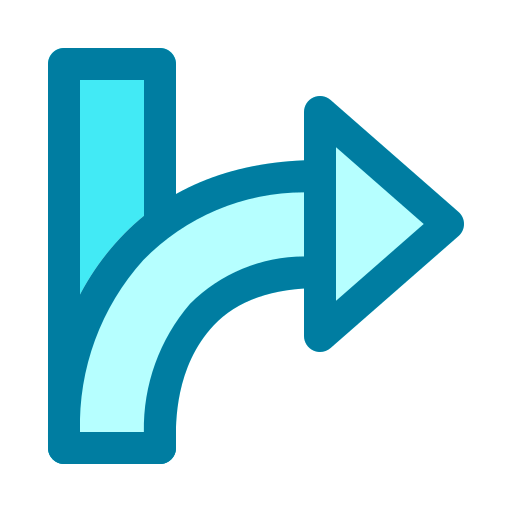 Direction Generic Blue icon
