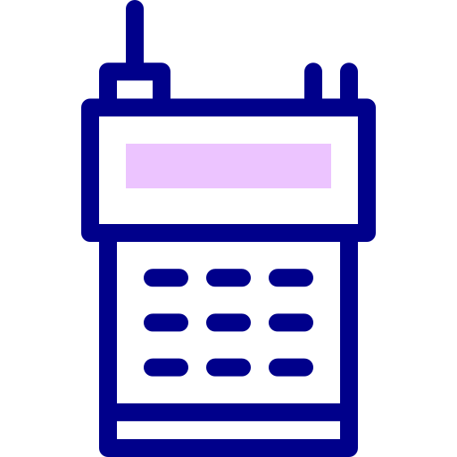 walkie-talkie Detailed Mixed Lineal color icon