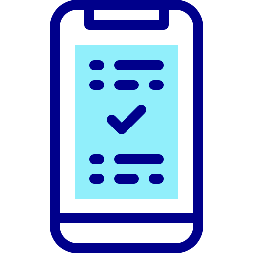 Verification Detailed Mixed Lineal color icon