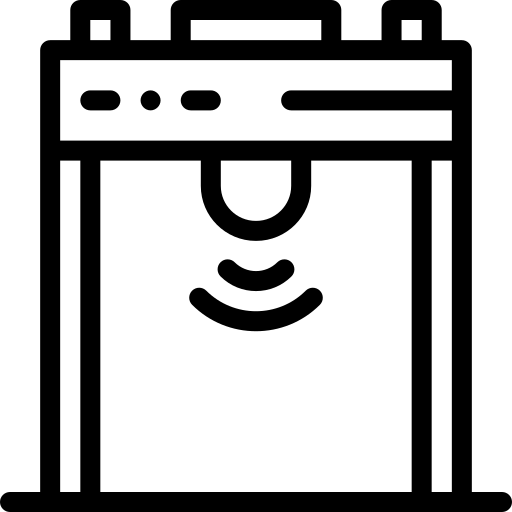 metaaldetector Detailed Mixed Lineal icoon