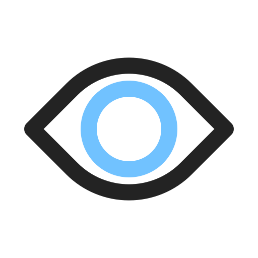 Red eye Generic Outline Color icon