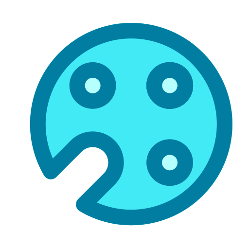 Color palette Generic Blue icon