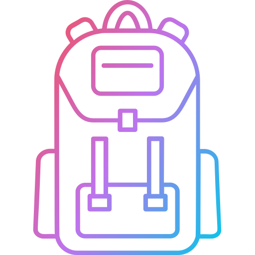 Backpack Generic Gradient icon
