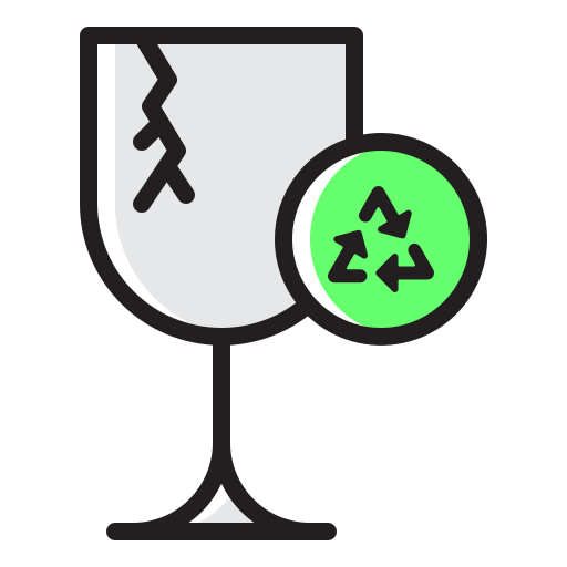 Glass bin Generic Color Omission icon